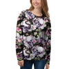 Flower Skull Women's Sweatshirt-grizzshop