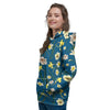 Flower Spring Daffodil Print Pattern Women's Hoodie-grizzshop