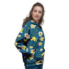 Flower Spring Daffodil Print Pattern Women's Hoodie-grizzshop