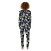 Flower White Daffodil Print Pattern Women's Pajamas-grizzshop