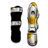 Flower White Daisy Print Muay Thai Shin Guards-grizzshop