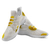 Flower White Daisy Print White Athletic Shoes-grizzshop