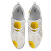 Flower White Daisy Print White Athletic Shoes-grizzshop