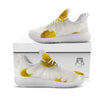 Flower White Daisy Print White Athletic Shoes-grizzshop