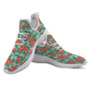 Flowers Hawaiian Hibiscus Print Pattern White Athletic Shoes-grizzshop