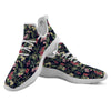 Flowers Hawaiian Tropical Print Pattern White Athletic Shoes-grizzshop