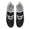 Flowers Lavender Print Pattern White Athletic Shoes-grizzshop