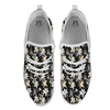 Flowers Spring Lily Print Pattern White Athletic Shoes-grizzshop