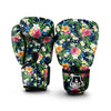 Flowers Tropical Print Pattern Boxing Gloves-grizzshop