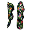 Flowers Tropical Print Pattern Muay Thai Shin Guards-grizzshop