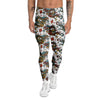 Flying Chinese Dragons Tattoo Print Pattern Men's Leggings-grizzshop