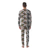 Flying Chinese Dragons Tattoo Print Pattern Men's Pajamas-grizzshop