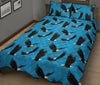 Flying Eagle Pattern Print Bed Set Quilt-grizzshop