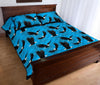 Flying Eagle Pattern Print Bed Set Quilt-grizzshop