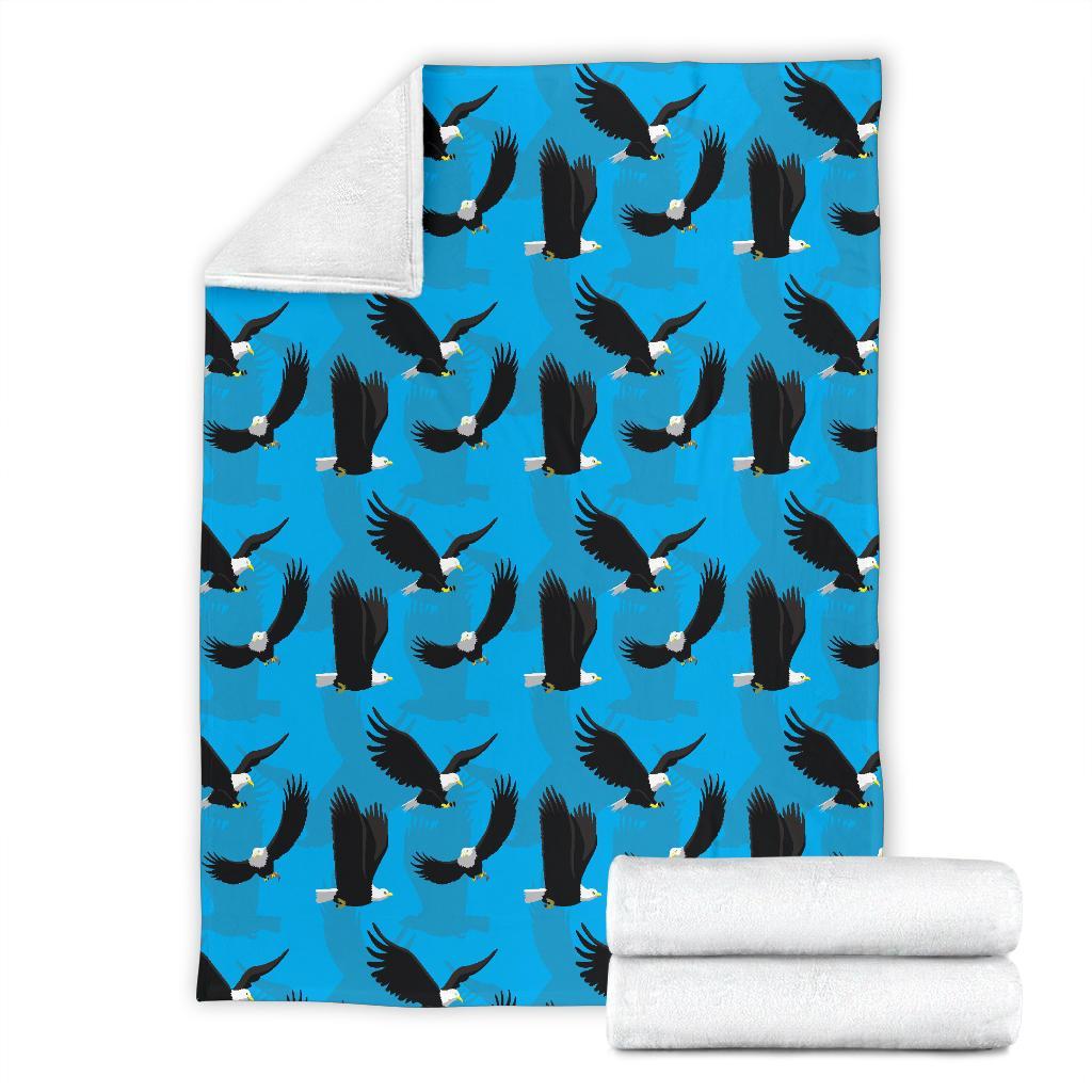 Flying Eagle Pattern Print Blanket-grizzshop