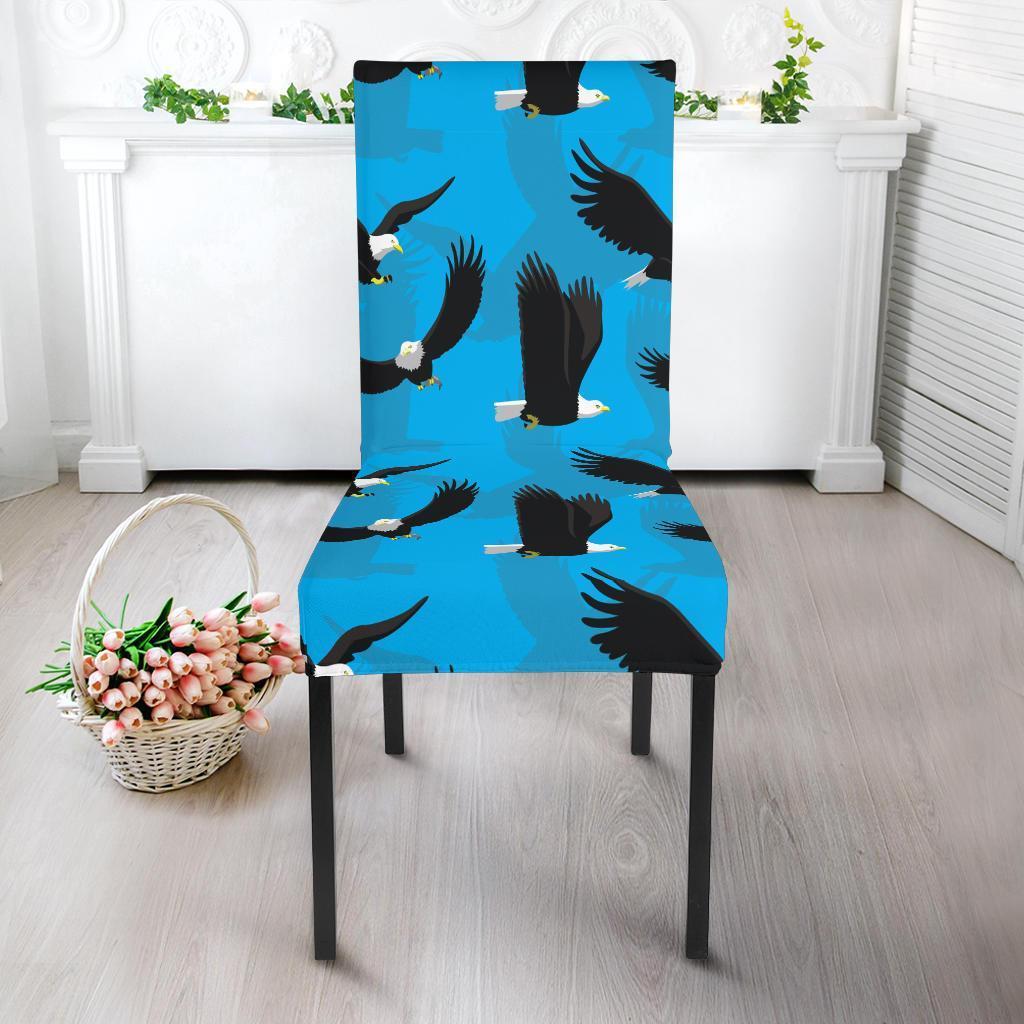 Flying Eagle Pattern Print Chair Cover-grizzshop