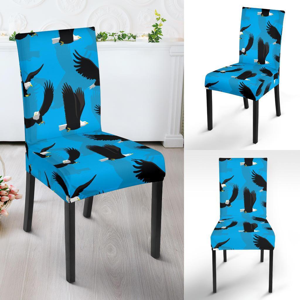 Flying Eagle Pattern Print Chair Cover-grizzshop