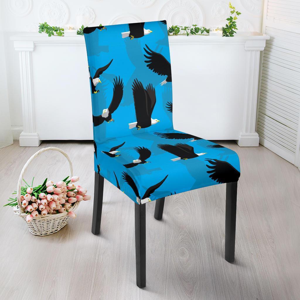 Flying Eagle Pattern Print Chair Cover-grizzshop