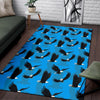 Flying Eagle Pattern Print Floor Mat-grizzshop