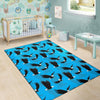 Flying Eagle Pattern Print Floor Mat-grizzshop