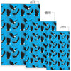 Flying Eagle Pattern Print Floor Mat-grizzshop