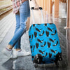 Flying Eagle Pattern Print Luggage Cover Protector-grizzshop