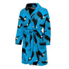 Flying Eagle Pattern Print Men Long Robe-grizzshop