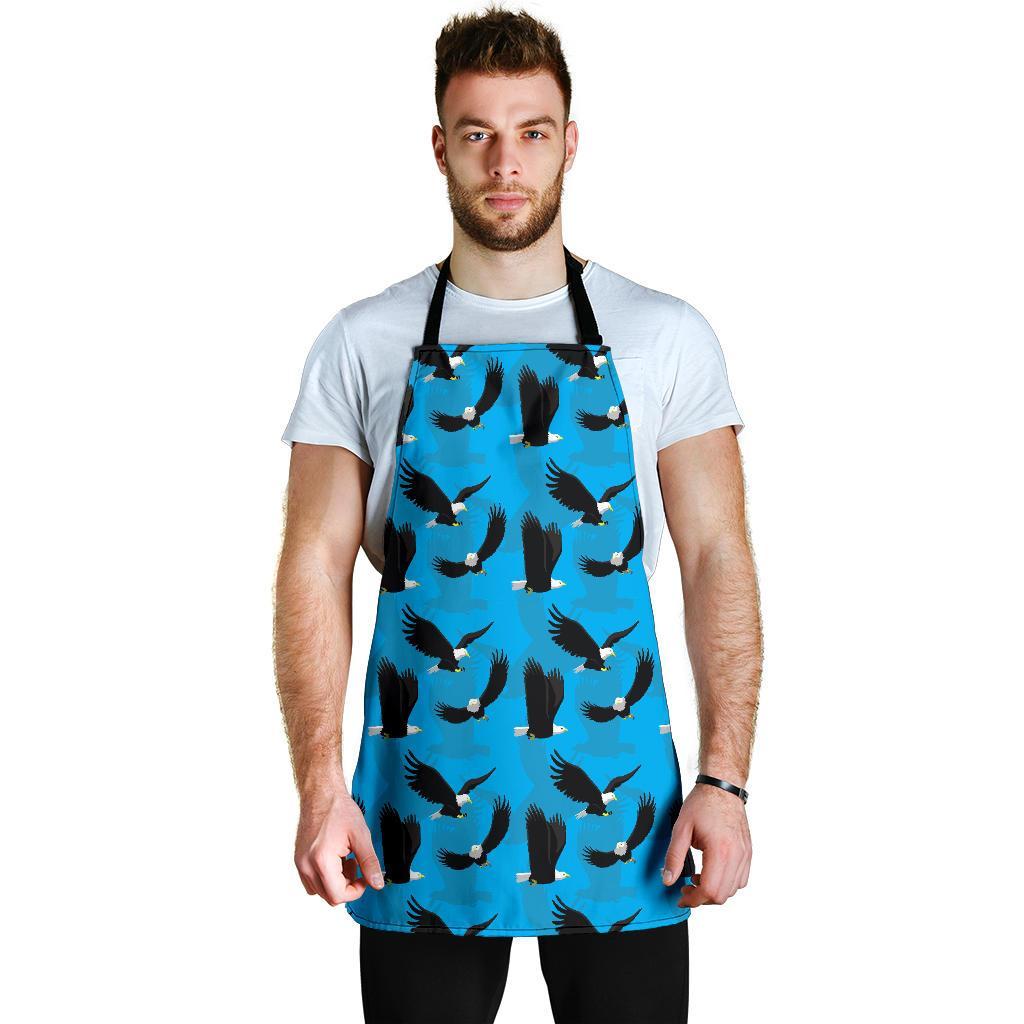 Flying Eagle Pattern Print Men's Apron-grizzshop