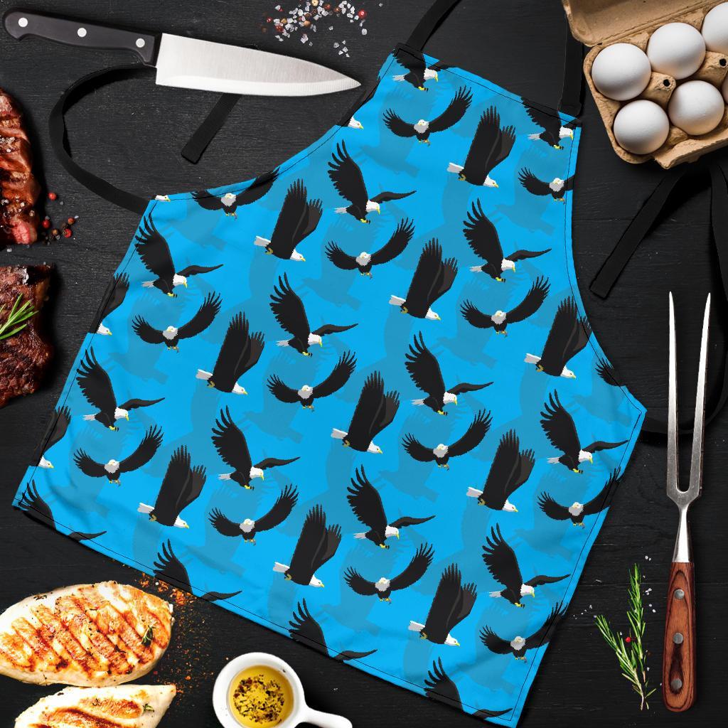 Flying Eagle Pattern Print Men's Apron-grizzshop