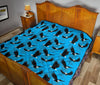 Flying Eagle Pattern Print Quilt-grizzshop