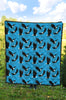 Flying Eagle Pattern Print Quilt-grizzshop