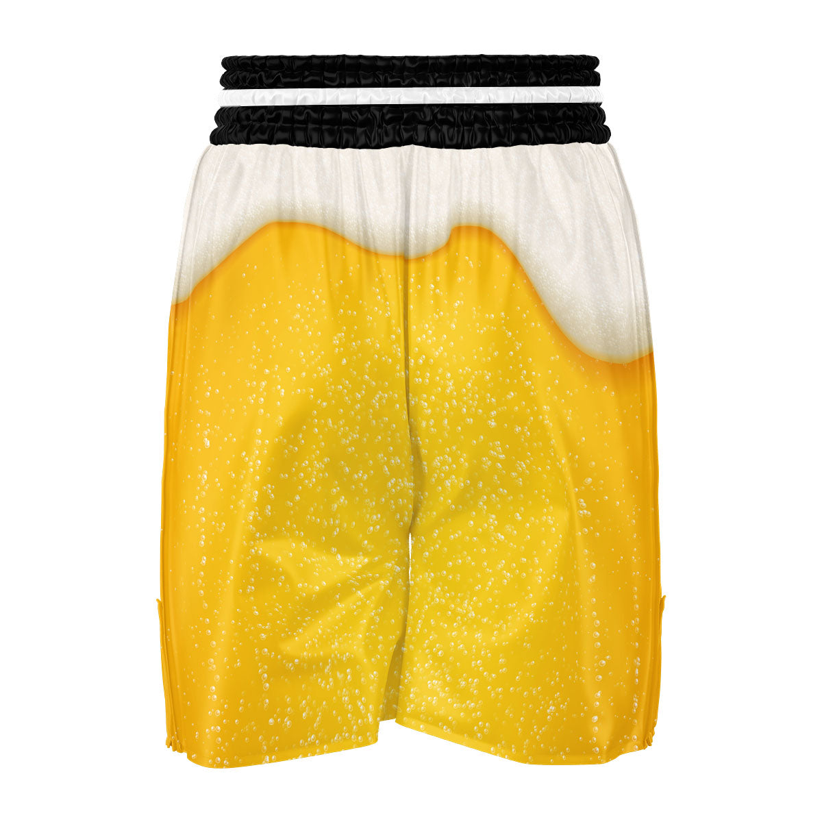 Foam And Beer Print Boxing Shorts-grizzshop