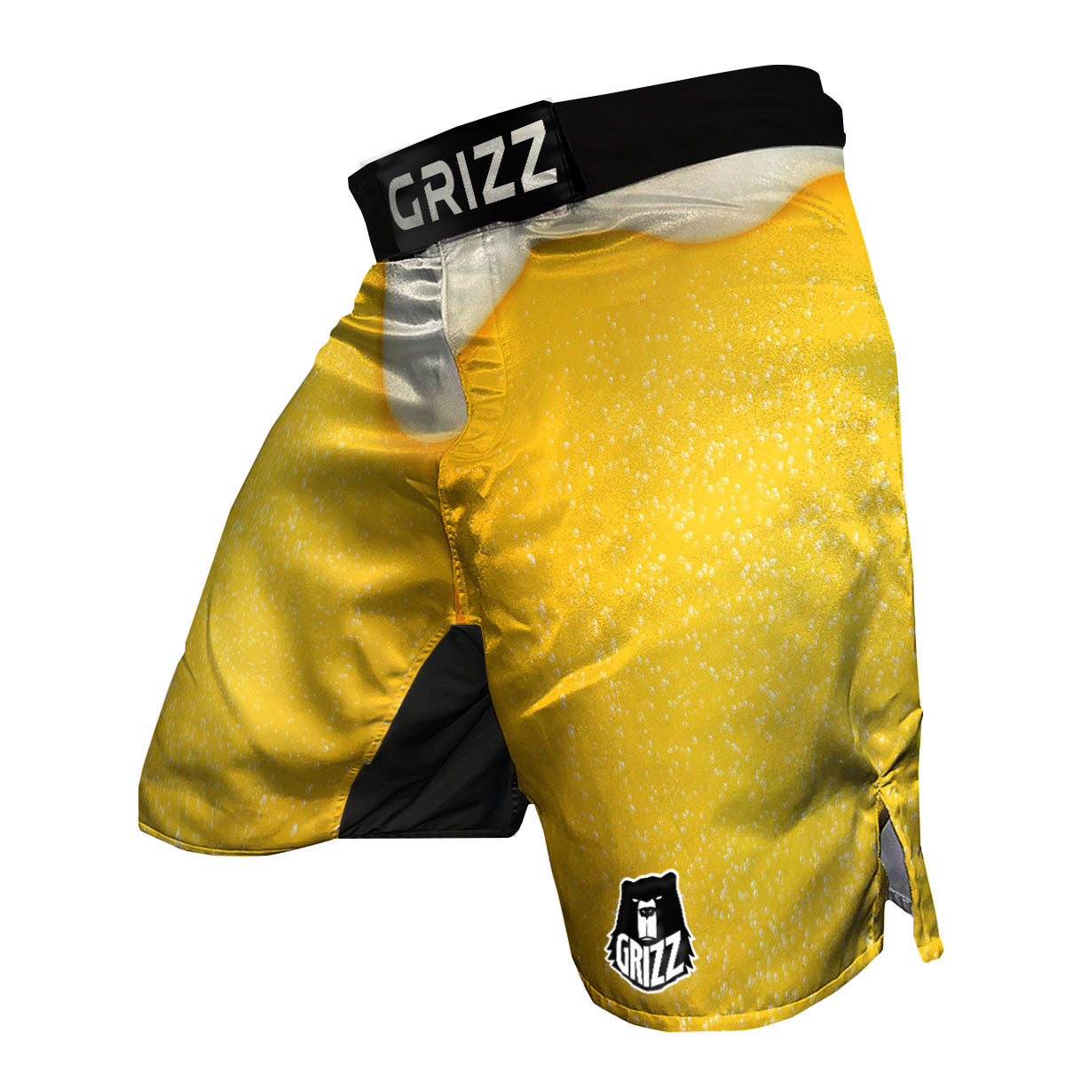 Foam And Beer Print MMA Shorts-grizzshop