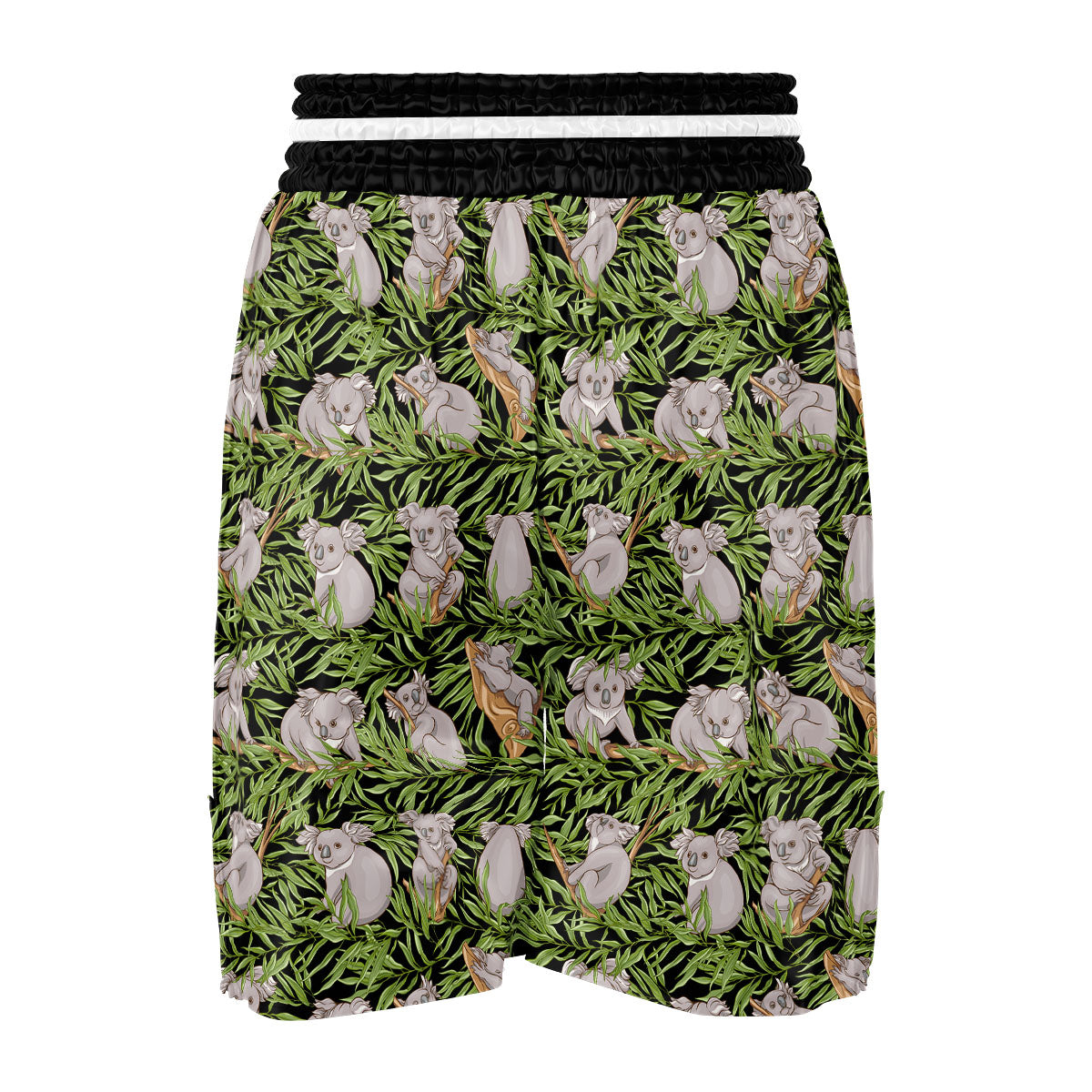 Forest Koala Print Pattern Boxing Shorts-grizzshop