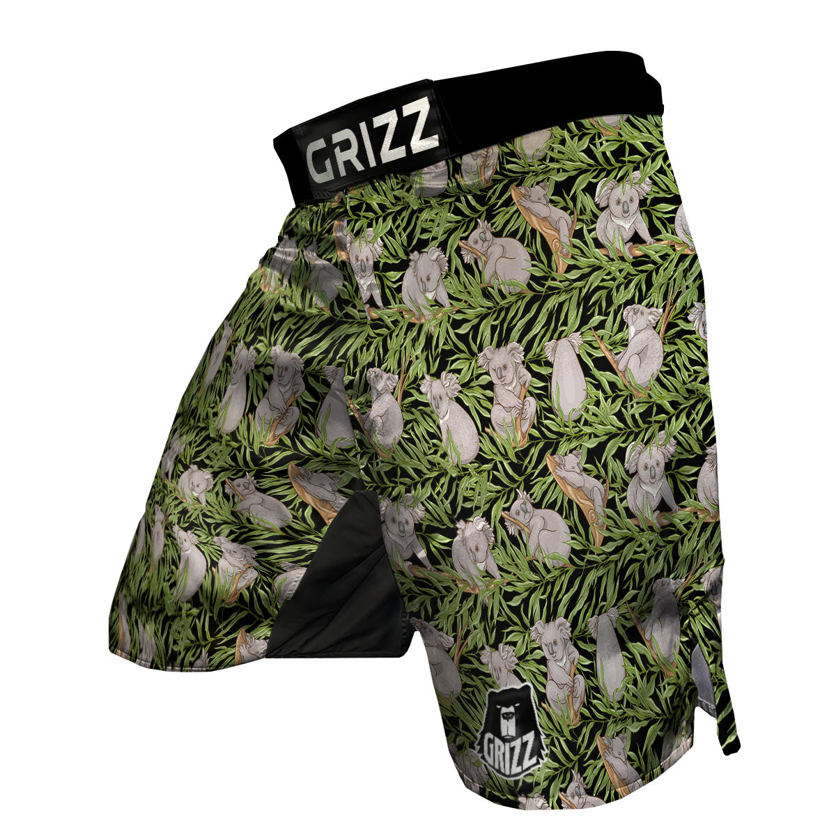 Forest Koala Print Pattern MMA Shorts-grizzshop
