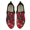 Formed Psychedelic Print Pattern Black Athletic Shoes-grizzshop