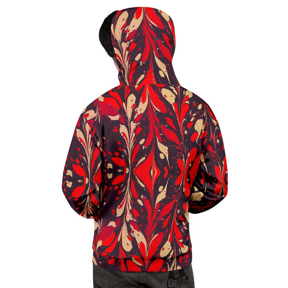 Formed Psychedelic Print Pattern Men's Hoodie-grizzshop