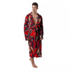 Formed Psychedelic Print Pattern Men's Robe-grizzshop