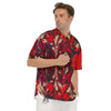 Formed Psychedelic Print Pattern Men's Short Sleeve Shirts-grizzshop