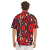 Formed Psychedelic Print Pattern Men's Short Sleeve Shirts-grizzshop