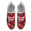 Formed Psychedelic Print Pattern White Athletic Shoes-grizzshop