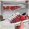 Formed Psychedelic Print Pattern White Low Top Shoes-grizzshop