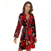 Formed Psychedelic Print Pattern Women's Robe-grizzshop