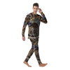 Fossil Ammonite Print Men's Pajamas-grizzshop