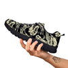 Fossil Dino And T Rex Print Pattern Black Sneaker-grizzshop