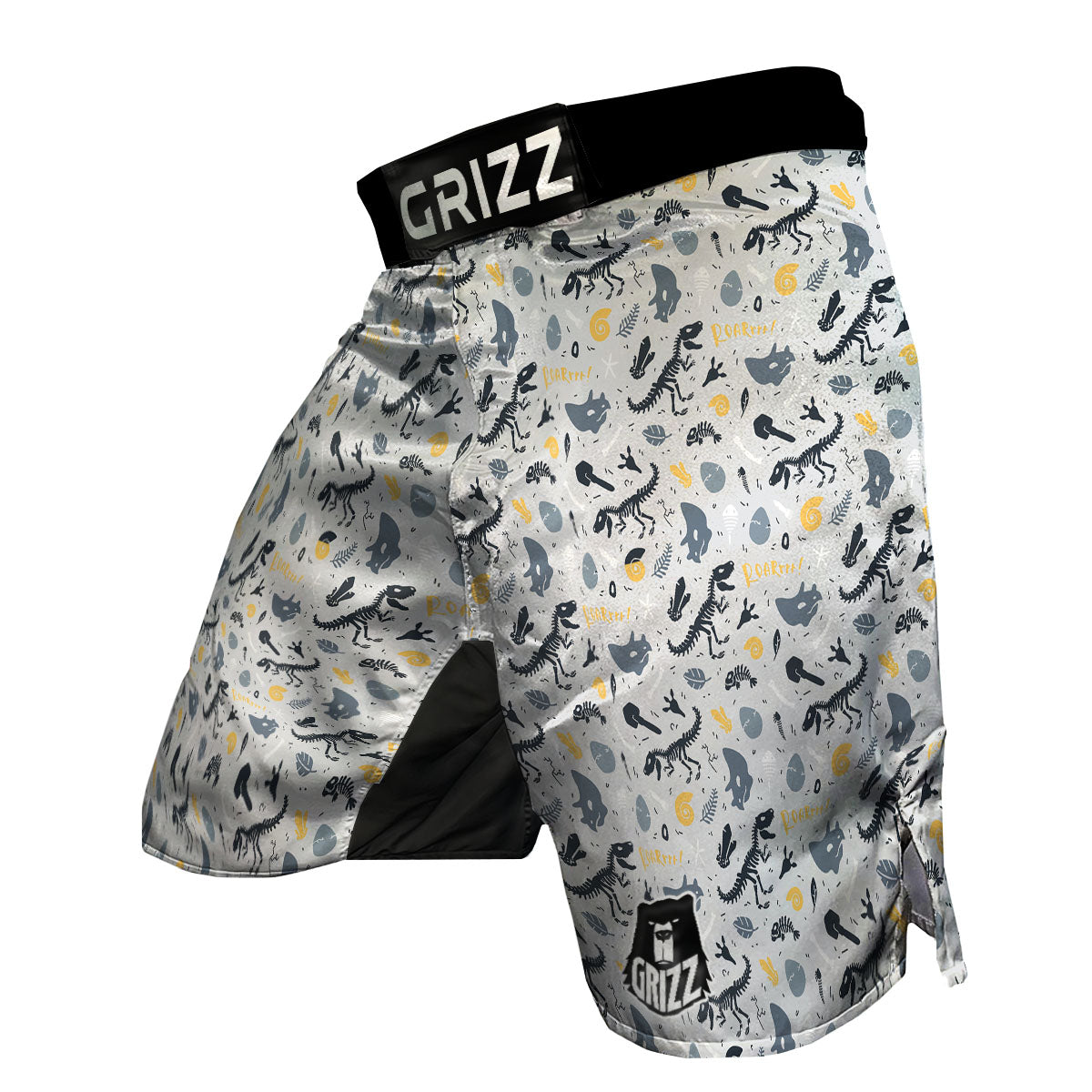 Fossil Dinosaur Print Pattern MMA Shorts-grizzshop
