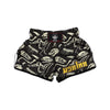 Fossil Tyrannosaurus Dino Print Pattern Muay Thai Boxing Shorts-grizzshop