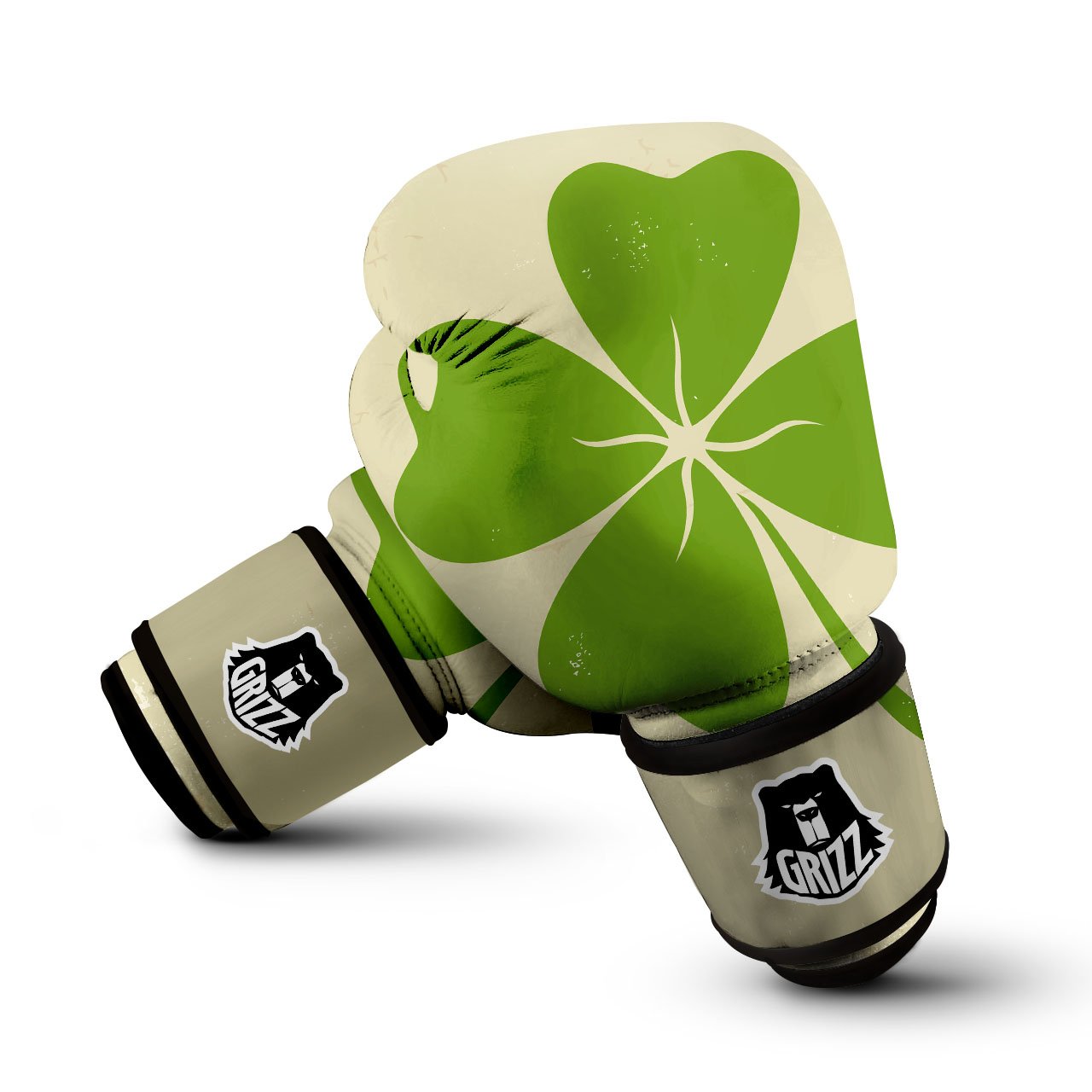 Four Leaf Clovers Irish Print Boxing Gloves-grizzshop