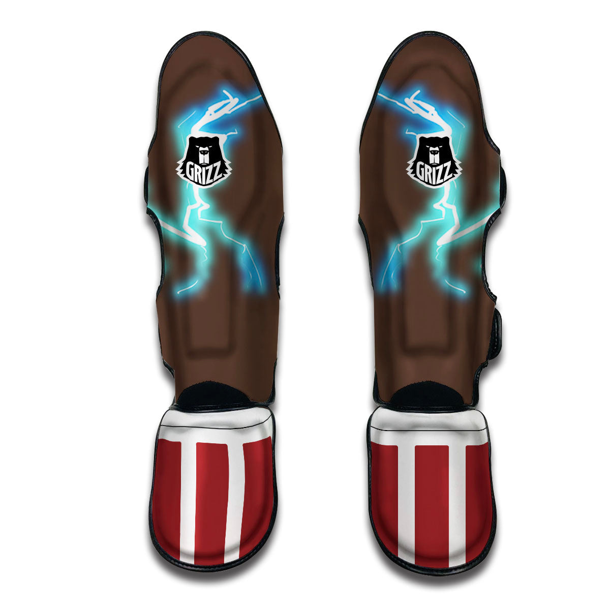 Fourth Raikage Muay Thai Shin Guards-grizzshop