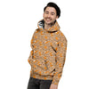 Fox Cartoon Print Pattern Men's Hoodie-grizzshop